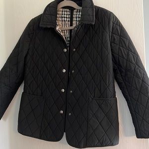 Black & checkered Coat Size S